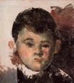 Portrait of the artist's son 1878