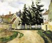 Houses and fir trees 1881