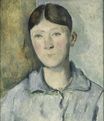 Поль Сезанн - Портрет миссис Сезанн 1885-1890
