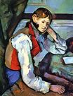 Boy in a red vest 1889