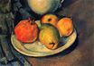 Still life with pomegranate and pears 1890