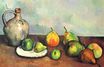 Поль Сезанн - Натюрморт с кувшином и фруктами 1894
