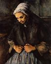 Old woman with a rosary 1896