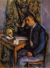 Young man and skull 1898