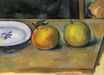 Поль Сезанн - Два яблока на столе 1899-1900