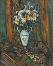 Поль Сезанн - Натюрморт ваза с цветами 1903