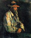 Поль Сезанн - Портрет садовника Валье 1906