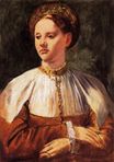 Эдгар Дега - Портрет молодой женщины, по Франческо Бакчакка 1859