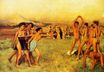 Эдгар Дега - Спартанские девушки вызывают на состязание юношей 1860
