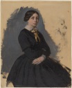 Эдгар Дега - Молодая женщина в чёрном 1861-1865