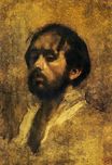 Эдгар Дега - Автопортрет 1863