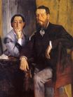 Эдгар Дега - Эдмонд и Тереза ​​Морбийи 1867