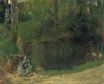 Эдгар Дега - Пруд в лесу 1867-1868