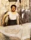 Эдгар Дега - Женщина гладит 1869