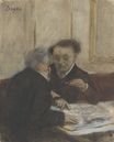 Эдгар Дега - В кафе Шатодон 1869
