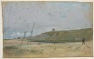 Эдгар Дега - Скалы на краю моря 1869