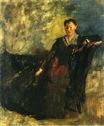 Эдгар Дега - Женщина сидит на канапе 1872