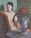 Эдгар Дега - Женщина с восточной вазой 1872