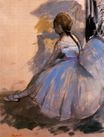 Эдгар Дега - Танцовщица отдыхает, этюд 1872
