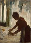 Эдгар Дега - Женщина гладит. Силуэт 1873