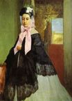 Эдгар Дега - Тереза де Гас, сестра художника, позже мадам Эдмонд Морбилли 1873