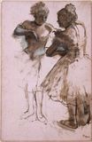 Эдгар Дега - Две Балерины 1873