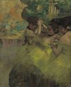 Эдгар Дега - Желтые танцовщицы. В пачках 1874