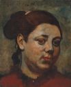 Эдгар Дега - Голова женщины 1874