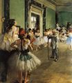 Эдгар Дега - Танцевальный класс 1874