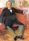 Эдгар Дега - Жюль Перро, Сидящий 1875-1879
