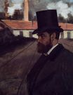 Эдгар Дега - Анри Руар перед его фабрикой 1875