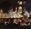 Эдгар Дега - Балетная сцена из оперы 'Роберт Дьявол' 1876