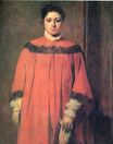 Эдгар Дега - Девушка в красном 1876