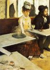 Эдгар Дега - В кафе. Любительница абсента 1876