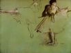Эдгар Дега - Танцовщицы у станка, этюд 1877