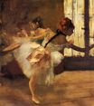 Эдгар Дега - Репетиция танца, деталь 1877