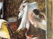 Эдгар Дега - Женщина выходит из ванной 1877