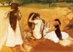Эдгар Дега - Женщины причесываются 1877