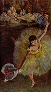 Эдгар Дега - Танцовщица с букетом 1877