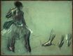Эдгар Дега - Танцовщица, вид сзади и три этюда ног 1878