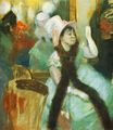 Эдгар Дега - Портрет после костюмированного бала. Портрет мадам Дитз-Моннен 1879