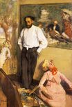 Эдгар Дега - Портрет Анри Мишель-Леви в его студии 1879