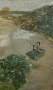 Эдгар Дега - Танцовщица на сцене 1879