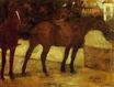 Эдгар Дега - Этюд лошадей 1880