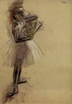 Эдгар Дега - Танцовщица с веером 1880
