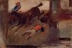 Эдгар Дега - Интерьер студии со 'Стиплчейзом' 1881