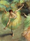 Эдгар Дега - Танцовщица выгибается 1883