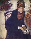 Эдгар Дега - Портрет Мэри Кассат 1884