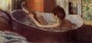 Эдгар Дега - Женщину в ванной моет ногу 1884