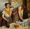Эдгар Дега - Прачки гладят 1884